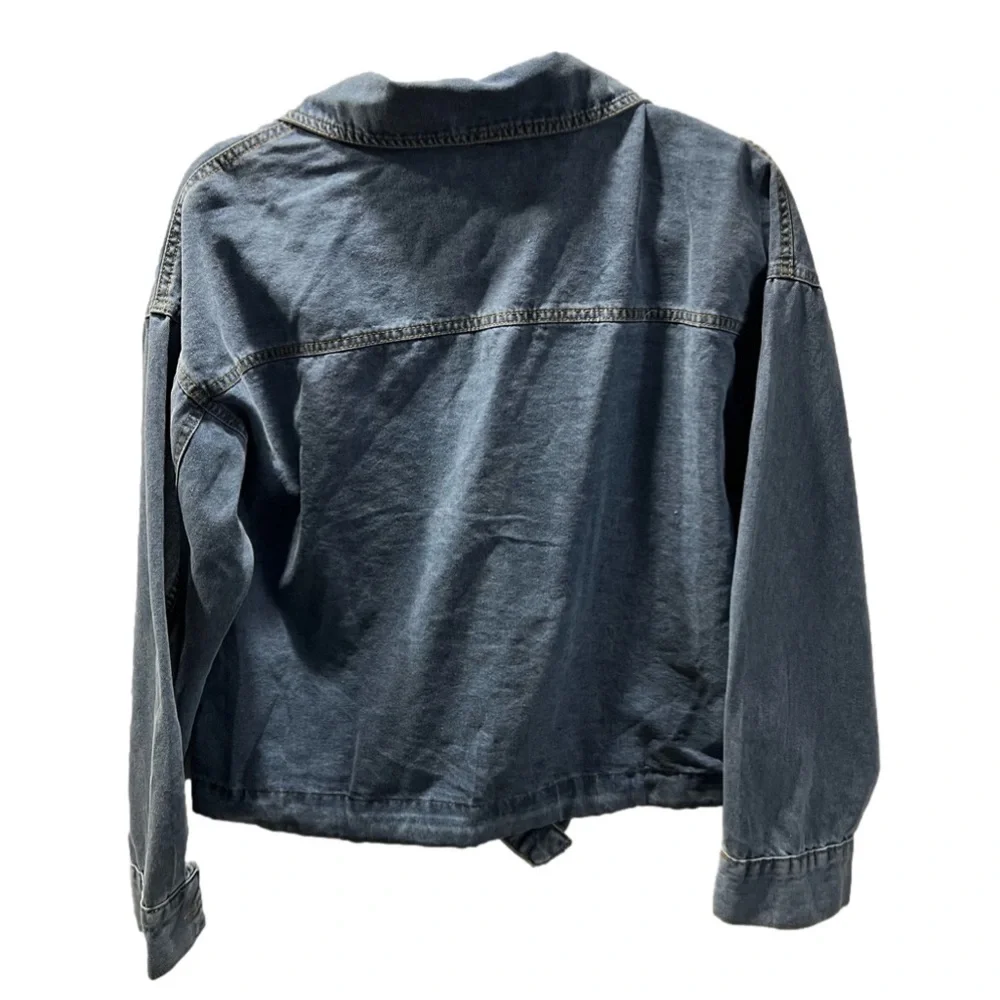 NWT First Love|Denim Button Down|Size Small - Picture 3 of 6